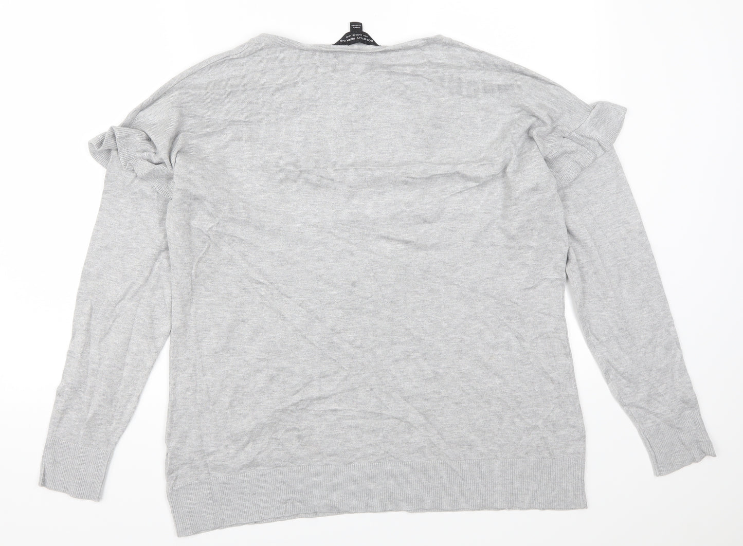 Dorothy Perkins Womens Grey   Pullover Jumper Size 18