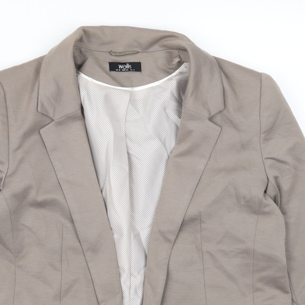 Wallis Womens Beige   Jacket  Size 12