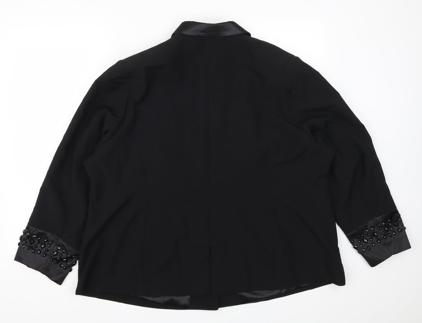 Changes Womens Black   Jacket Suit Jacket Size 24