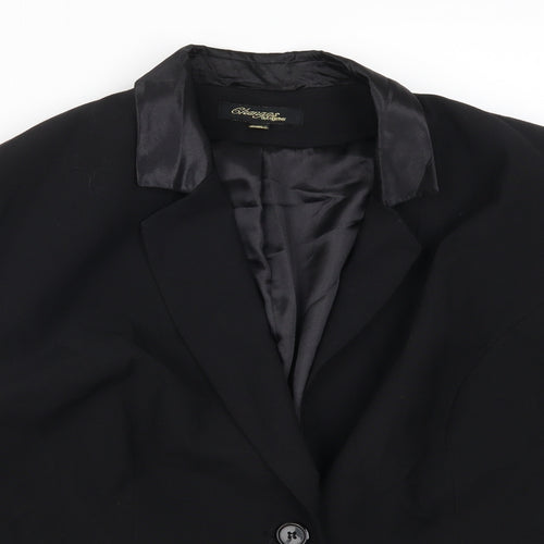 Changes Womens Black   Jacket Suit Jacket Size 24