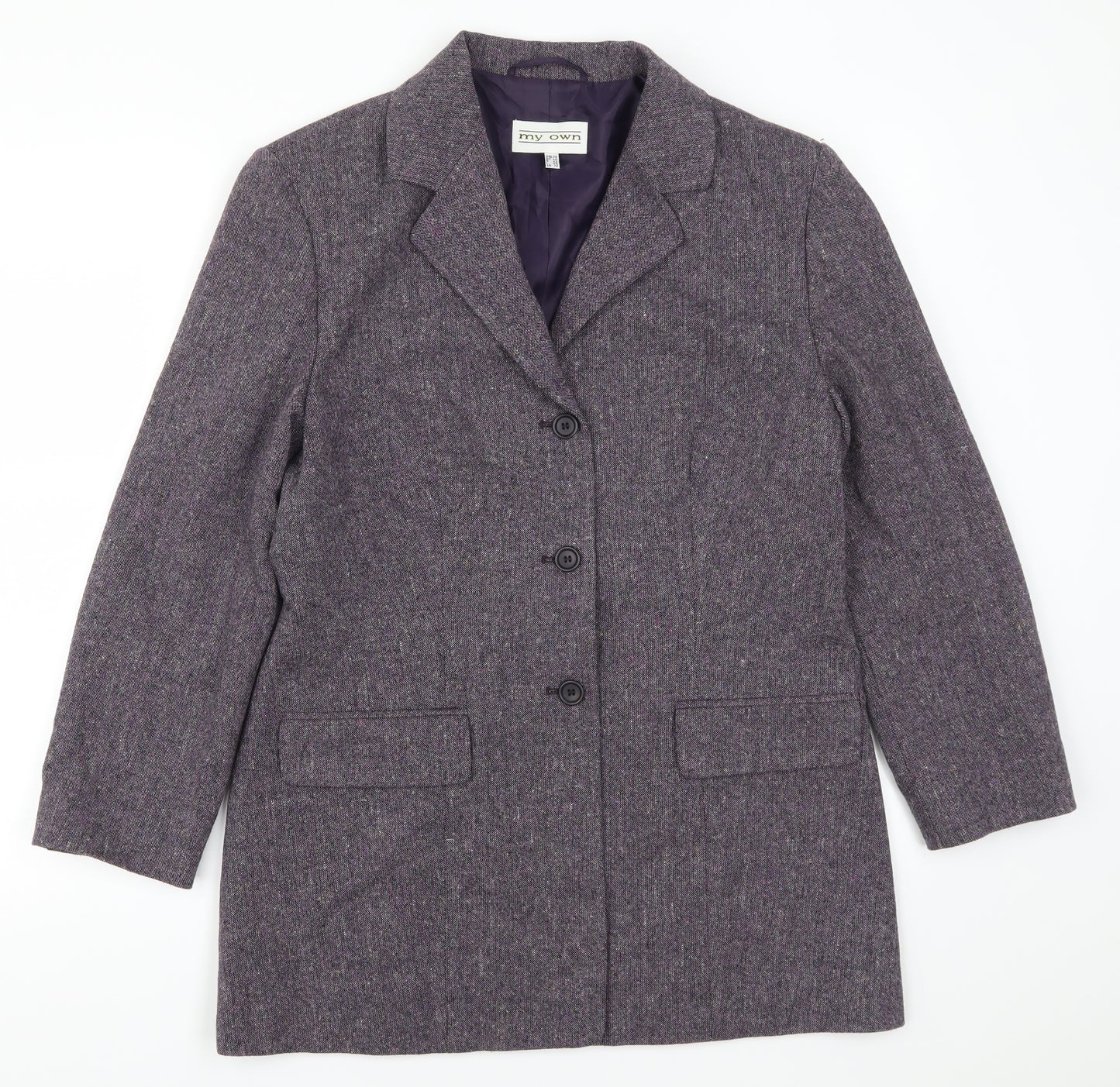 My Own Womens Purple   Jacket Suit Jacket Size 12