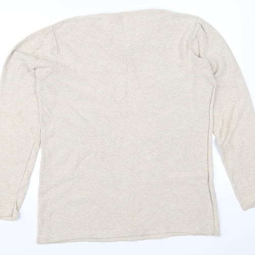 Matalan Mens Beige   Pullover Jumper Size L