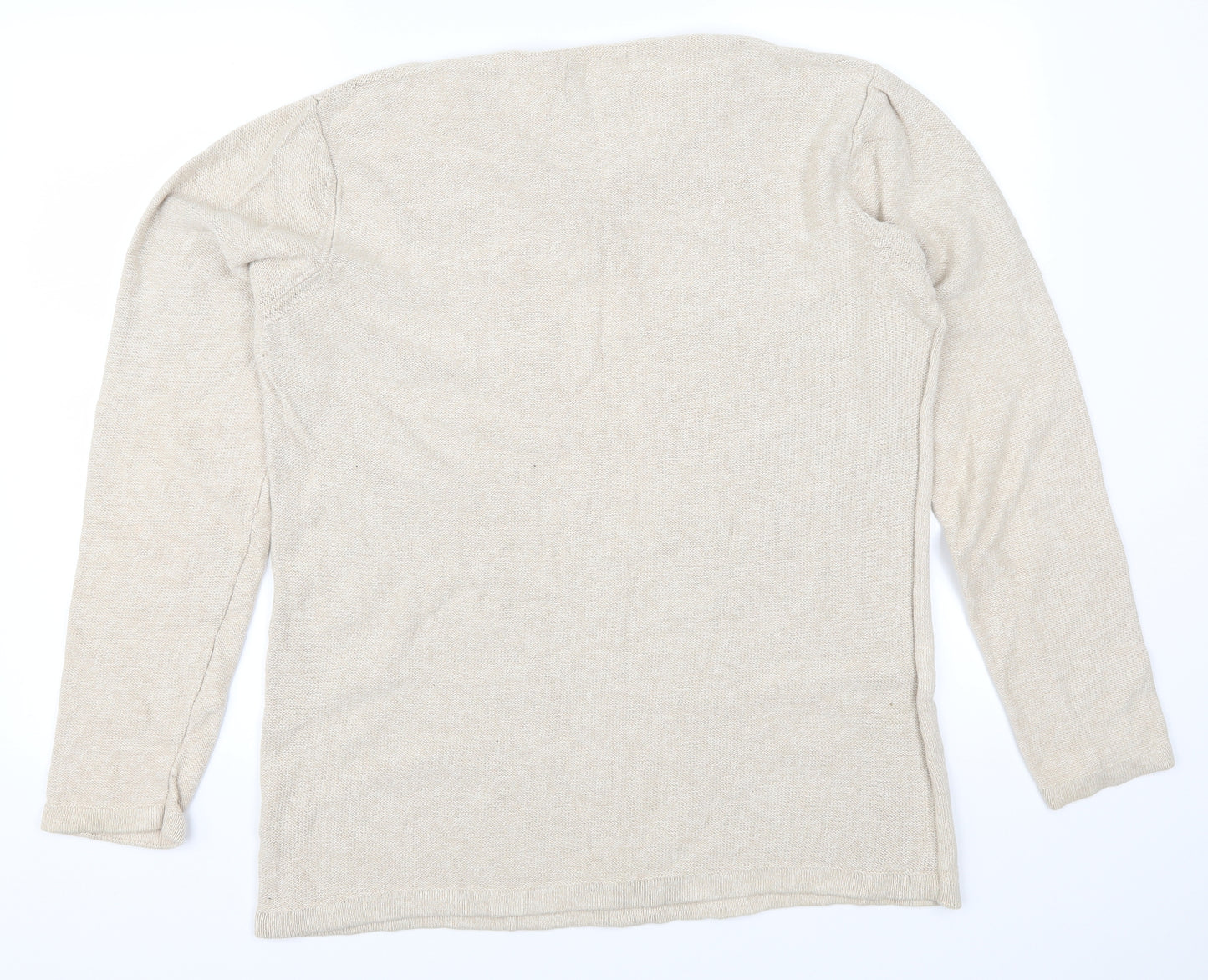 Matalan Mens Beige   Pullover Jumper Size L