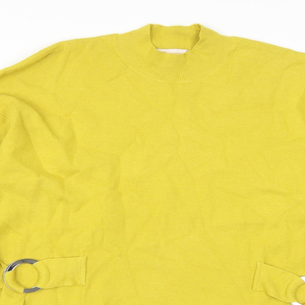 TU Womens Yellow   Pullover Jumper Size 16
