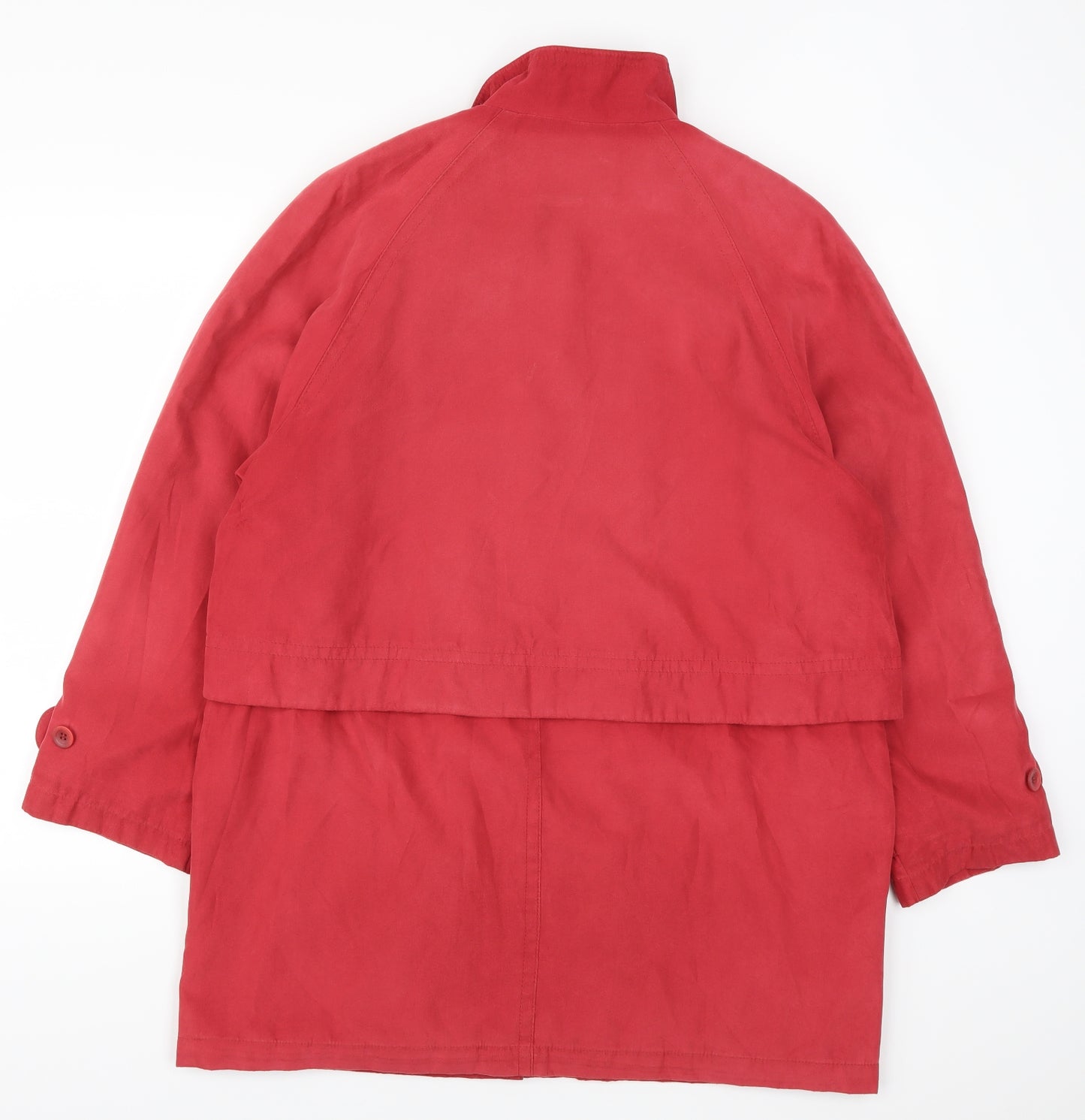 Marks and Spencer Womens Red   Overcoat Coat Size 14