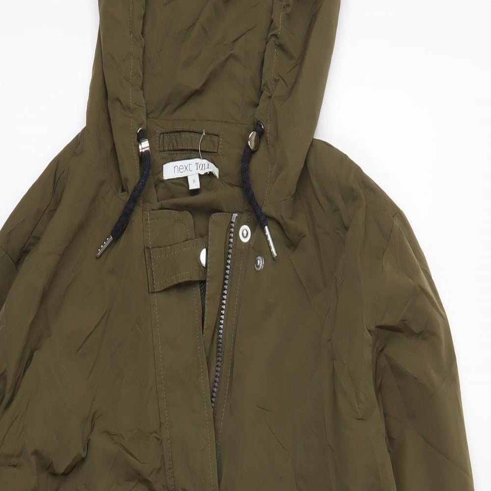NEXT Womens Green   Parka Coat Size 8