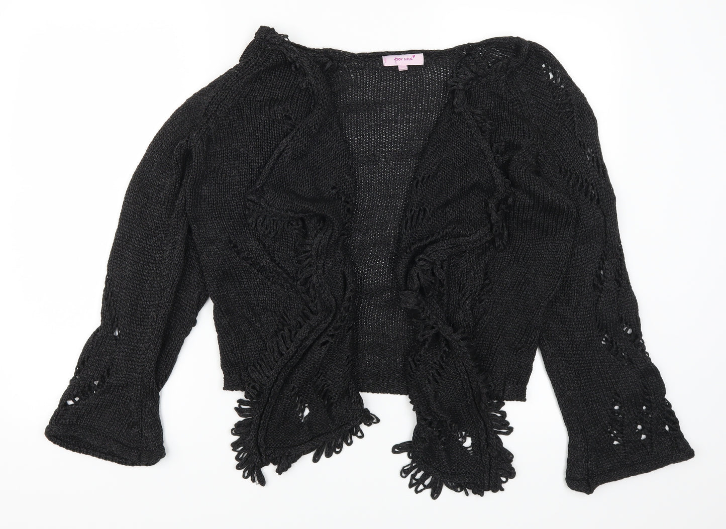 Per Una Womens Black   Cardigan Jumper Size 14