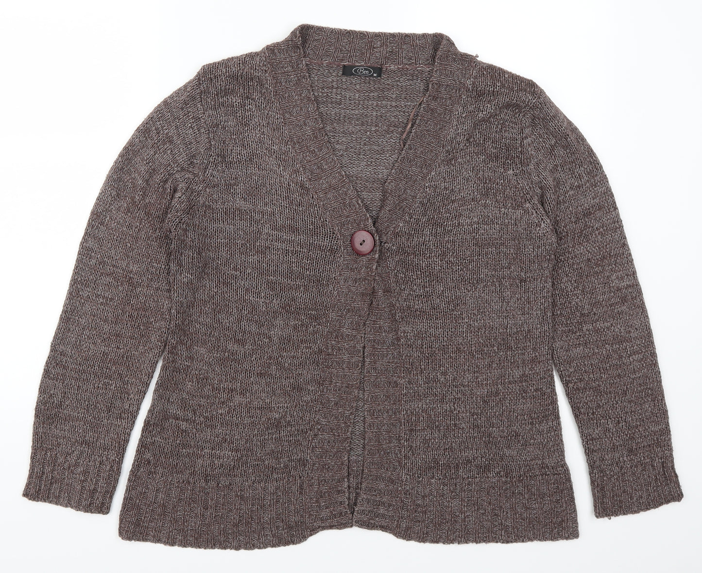 Bonmarché Womens Brown   Cardigan Jumper Size M