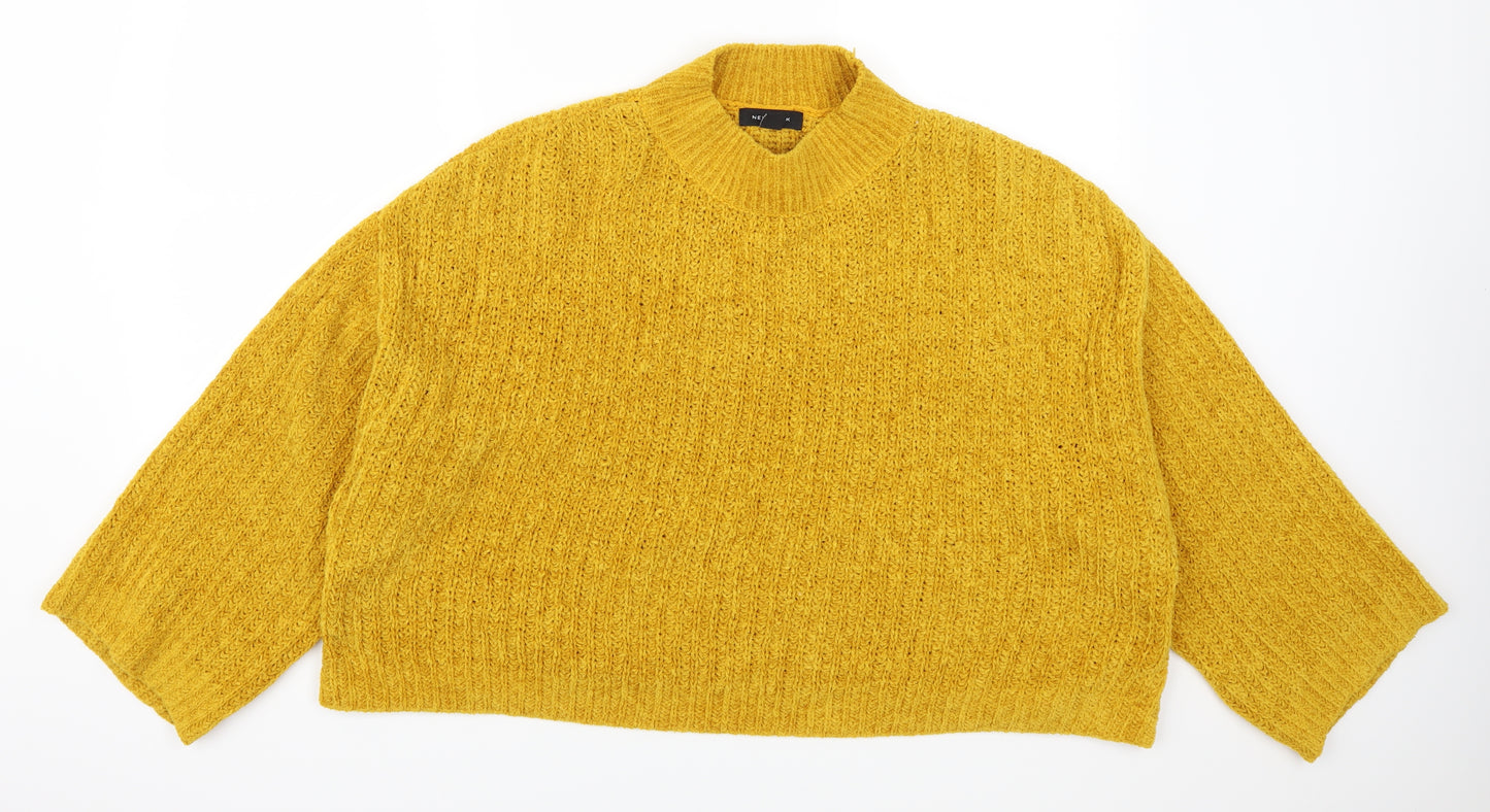 New Look Womens Yellow   Pullover Jumper Size L
