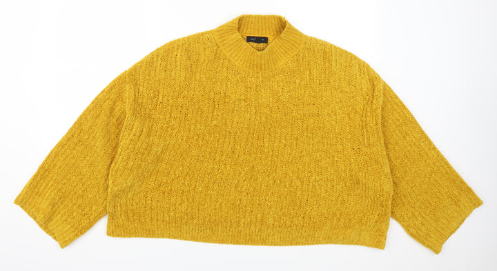 New Look Womens Yellow   Pullover Jumper Size L