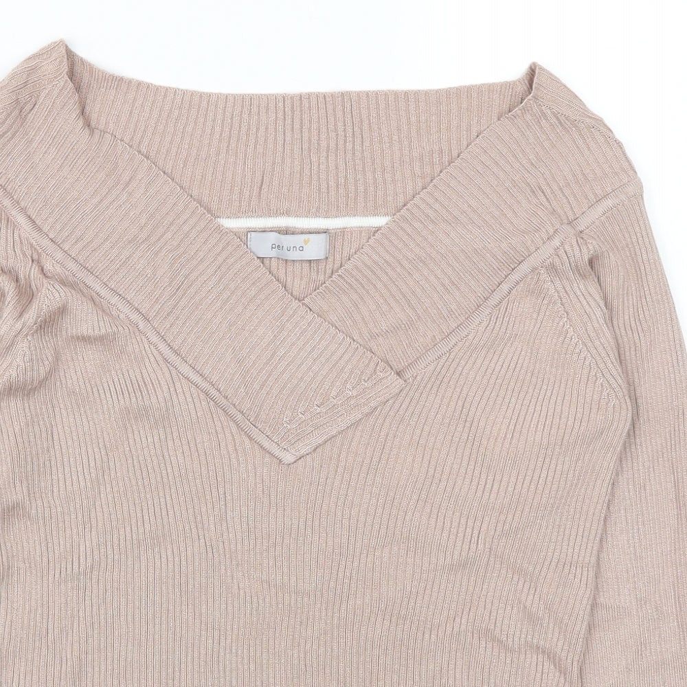 Marks and Spencer Womens Pink   Pullover Jumper Size 16