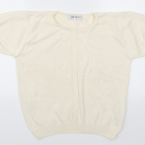 Berkertex Womens Beige   Pullover Jumper Size 14  - Cream