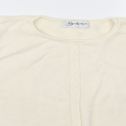 Berkertex Womens Beige   Pullover Jumper Size 14  - Cream