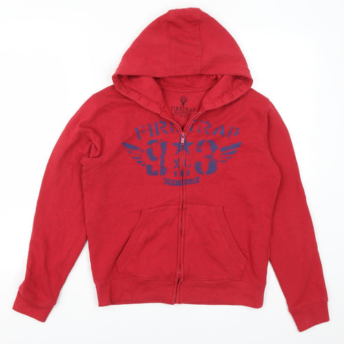 Firetrap Boys Red   Full Zip Hoodie Size 12-13 Years