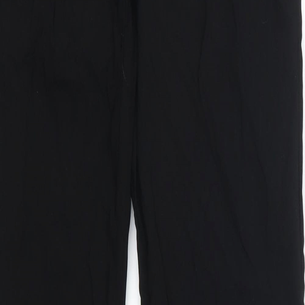 Miss Sassy Womens Black   Trousers  Size 8 L30 in