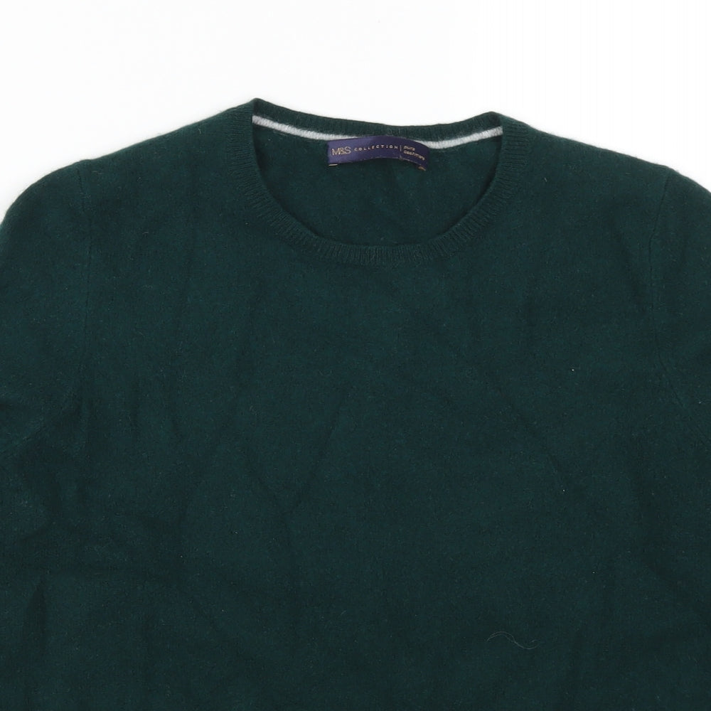 Marks and Spencer Womens Green   Pullover Jumper Size 14