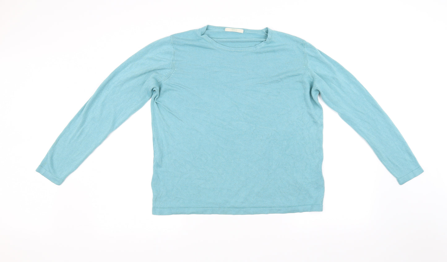 M&S Collection Womens Blue   Pullover Jumper Size 18