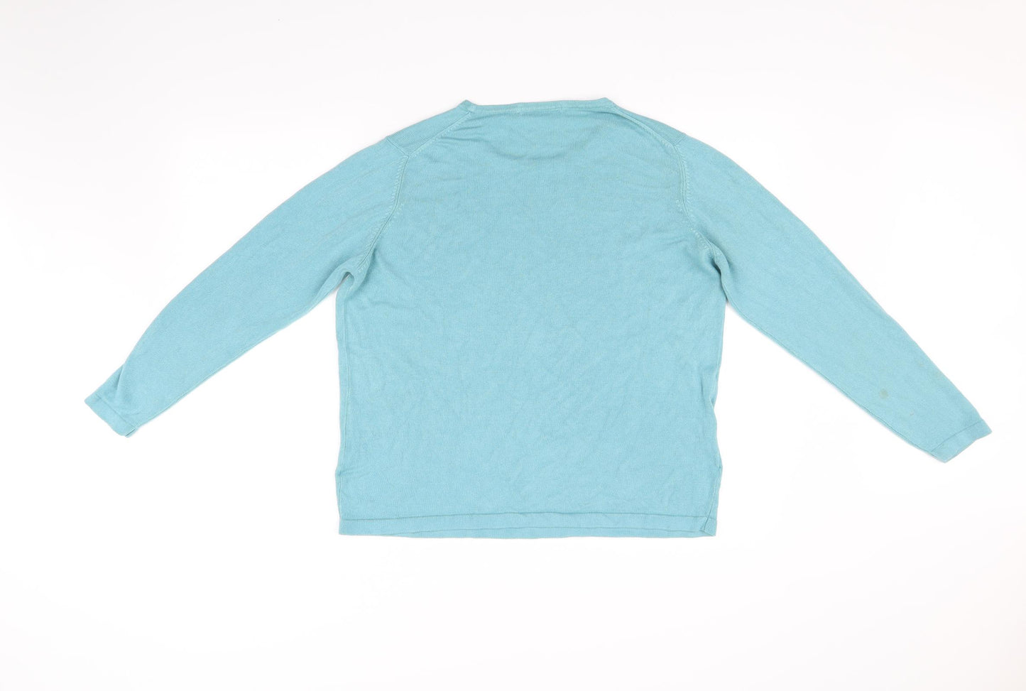 M&S Collection Womens Blue   Pullover Jumper Size 18