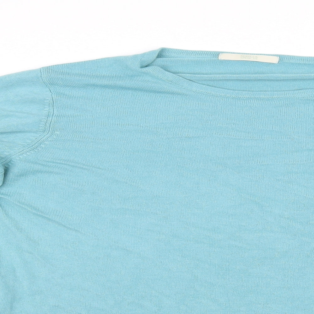 M&S Collection Womens Blue   Pullover Jumper Size 18