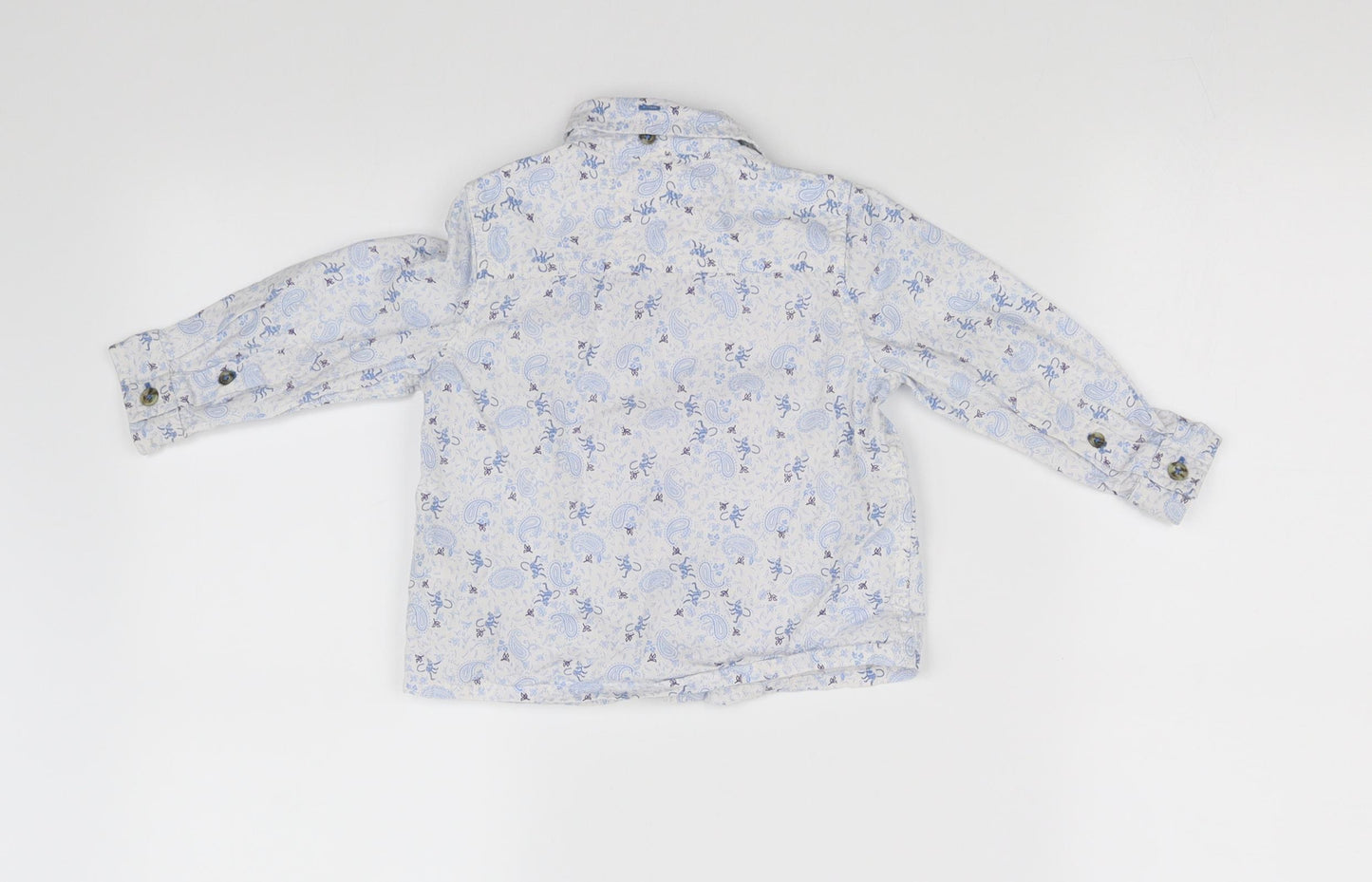 Monsoon  Blue   Basic Button-Up Size 12-18 Months