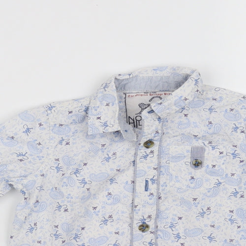 Monsoon  Blue   Basic Button-Up Size 12-18 Months