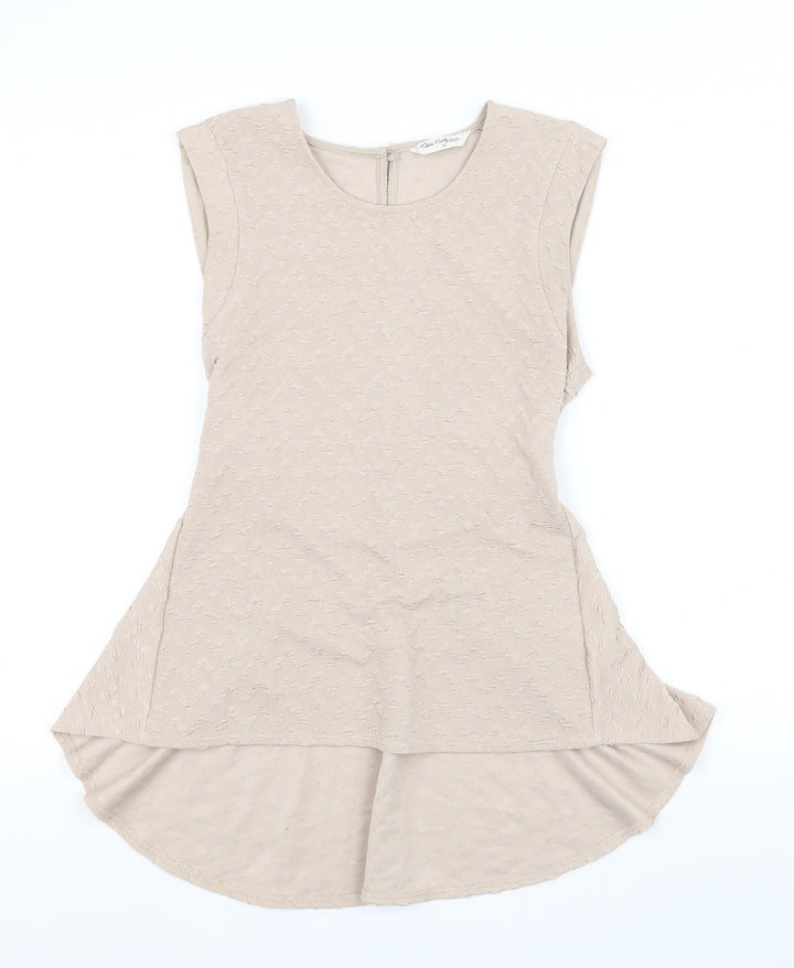 Miss Selfridge Womens Beige   Fit & Flare  Size 12