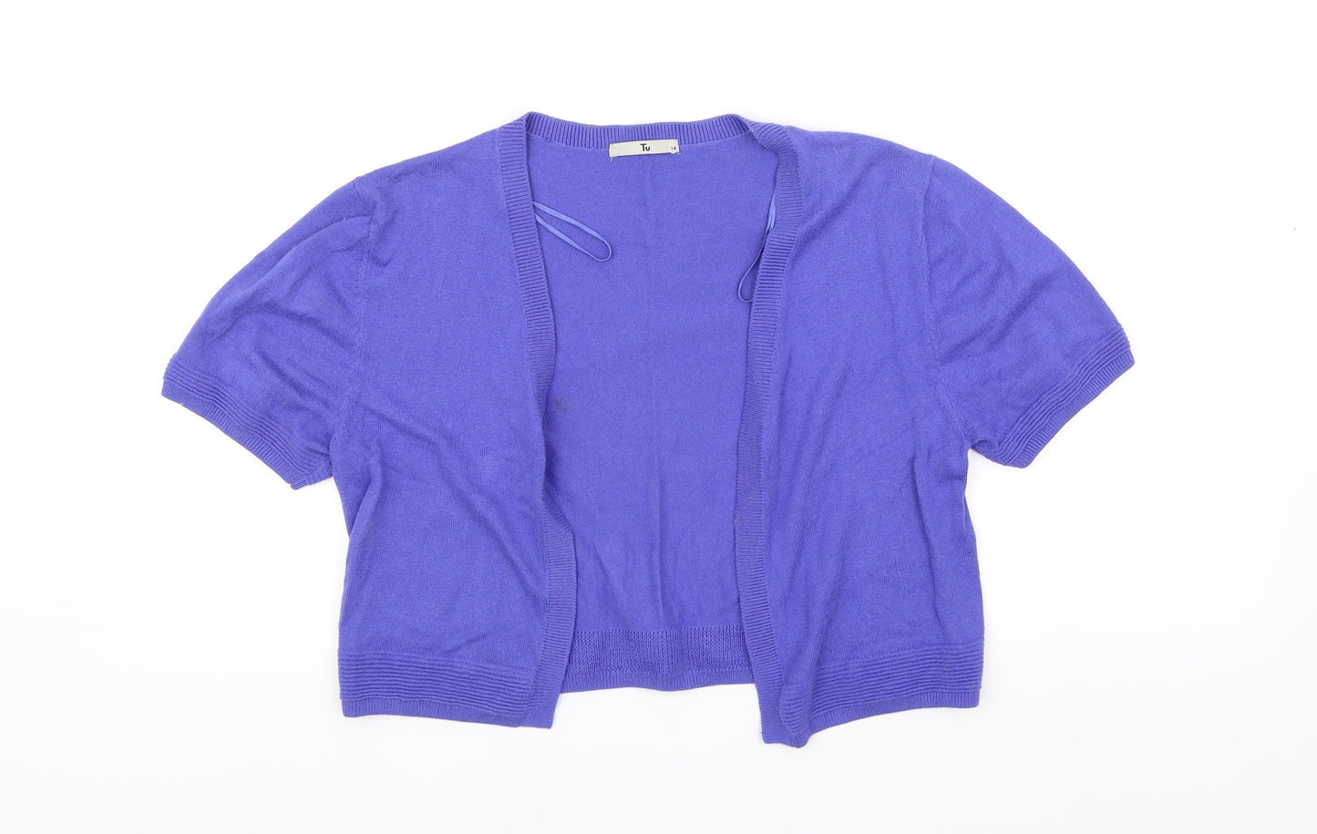 TU Womens Blue   Cardigan Jumper Size 14