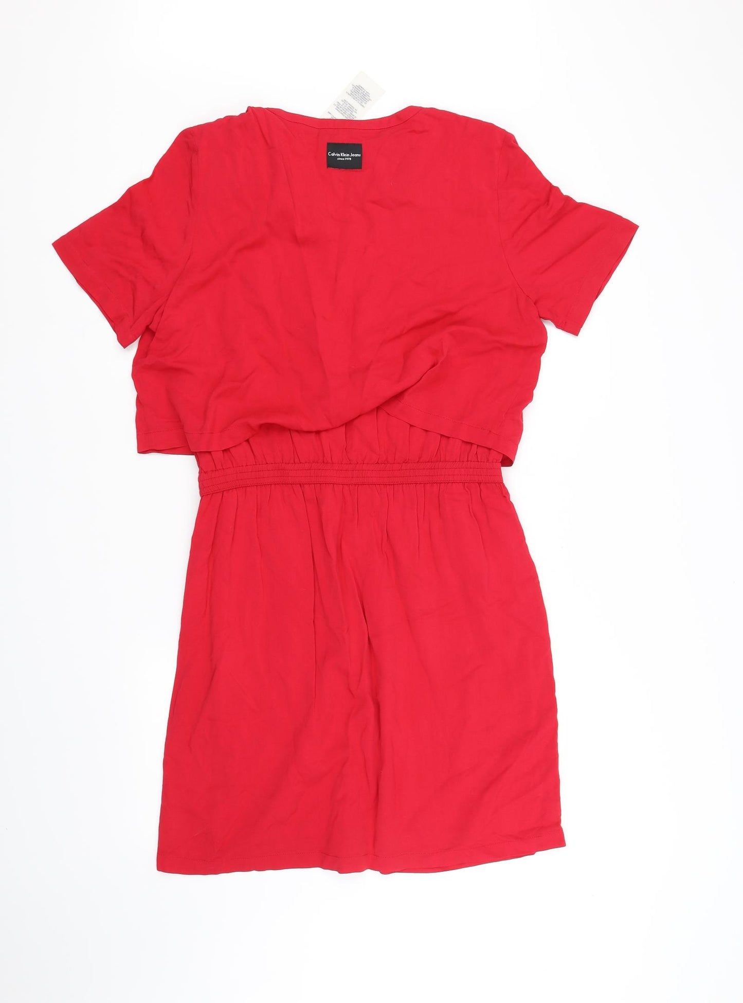 Calvin Klein Jeans Womens Red   Fit & Flare  Size L