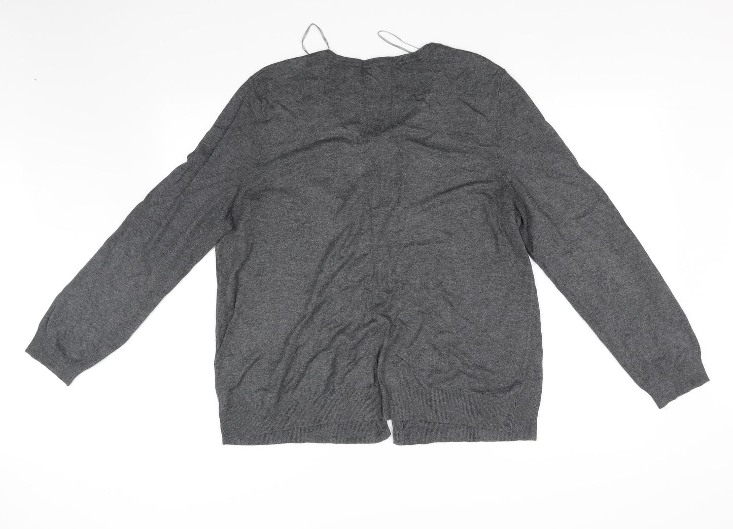 George Womens Grey   Cardigan Jumper Size 18