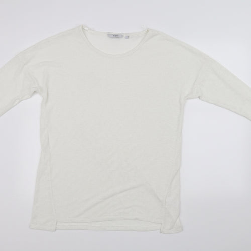 NEXT Womens White   Pullover Jumper Size 16