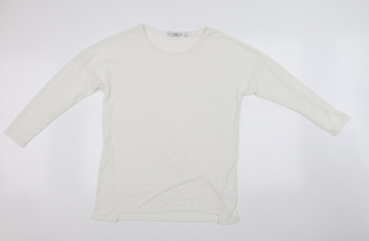NEXT Womens White   Pullover Jumper Size 16
