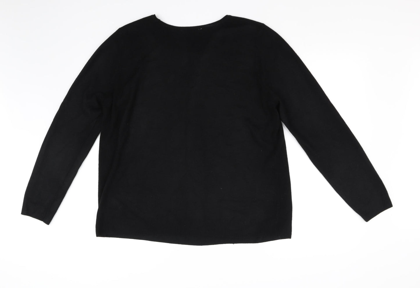 BHS Womens Black   Pullover Jumper Size 18