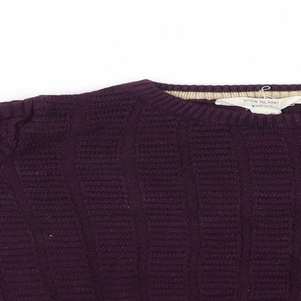 River Island  Purple   Pullover Jumper Size 3-6 Months
