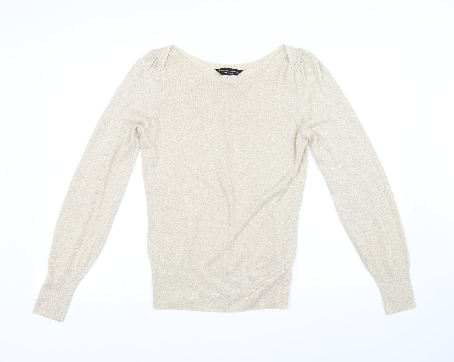 Dorothy Perkins Womens Beige   Pullover Jumper Size 14