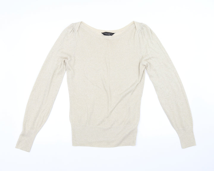 Dorothy Perkins Womens Beige Pullover Jumper Size 14
