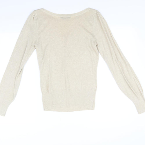 Dorothy Perkins Womens Beige   Pullover Jumper Size 14
