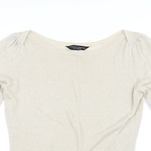 Dorothy Perkins Womens Beige   Pullover Jumper Size 14