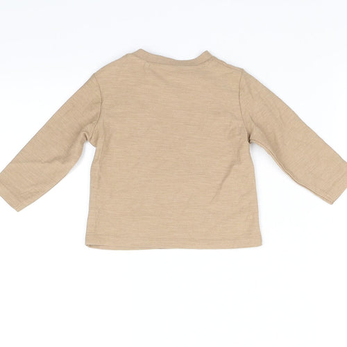 TU  Beige   Basic T-Shirt Size 3-6 Months