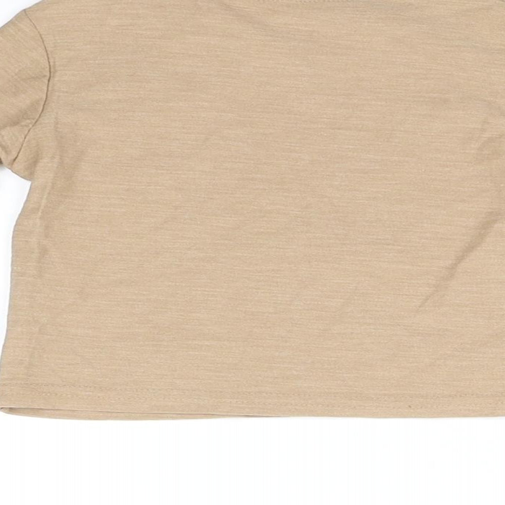 TU  Beige   Basic T-Shirt Size 3-6 Months
