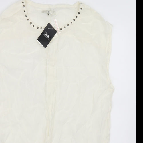 NEXT Womens White   Basic Blouse Size 16