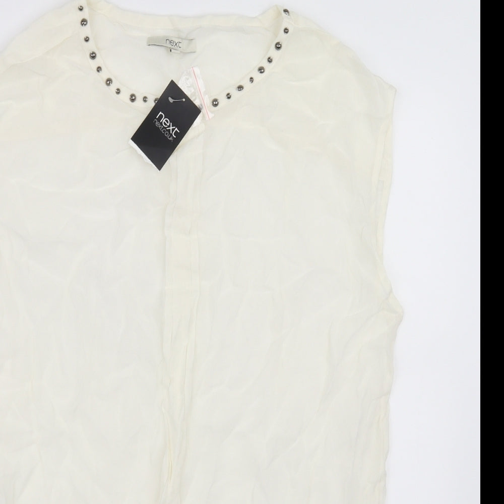 NEXT Womens White   Basic Blouse Size 16
