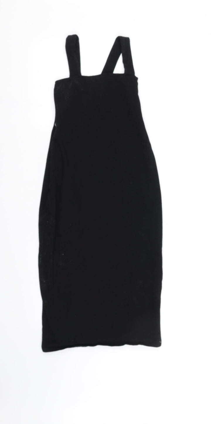 Boohoo Womens Black Fit & Flare Size 8