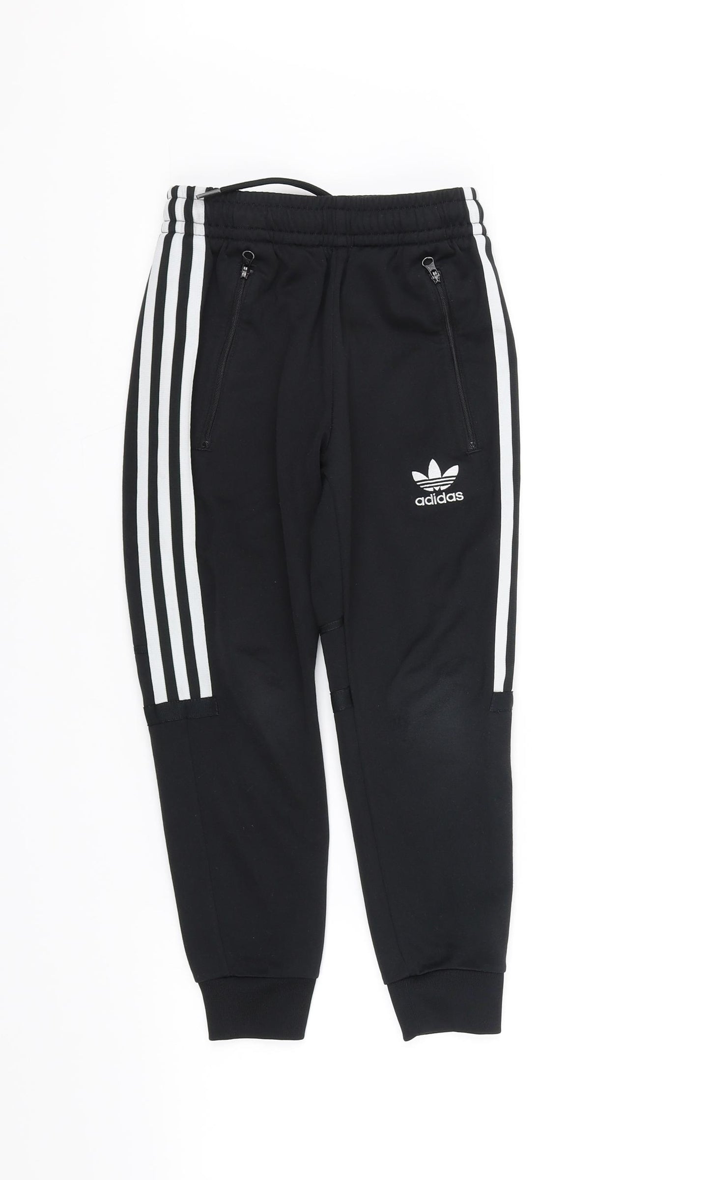 adidas Girls Black   Jogger Trousers Size 7-8 Years