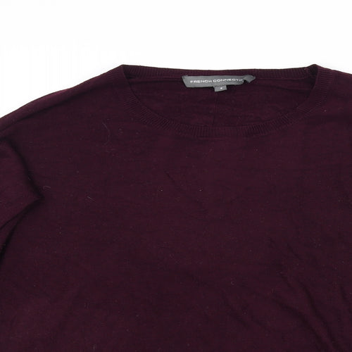 French Connection Mens Purple   Pullover Jumper Size S