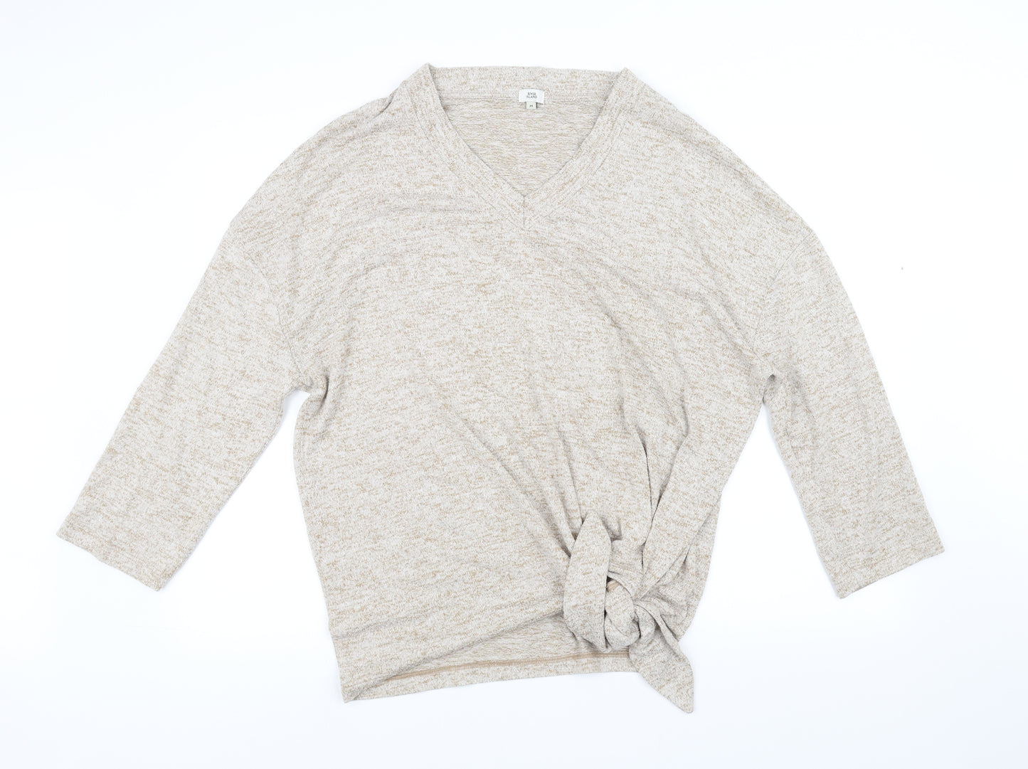 River Island Womens Beige   Pullover Jumper Size M