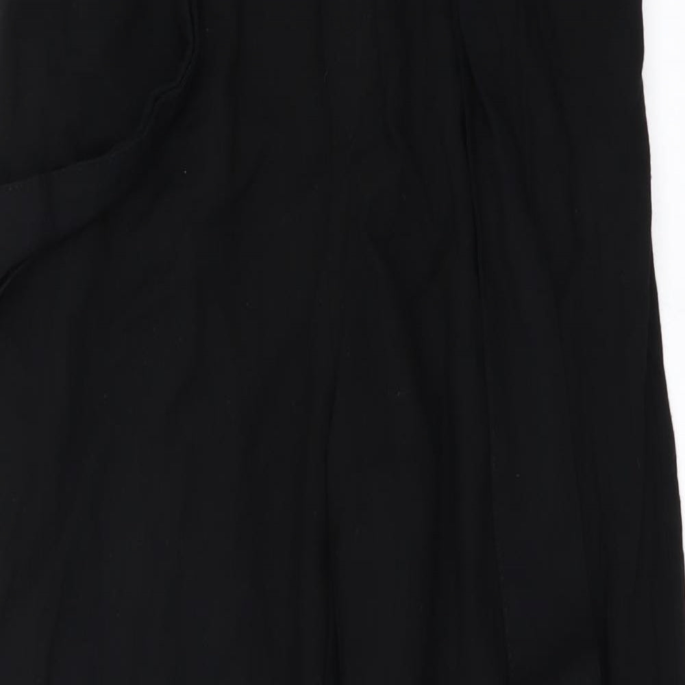 Bershka Womens Black   Trousers  Size S L23 in