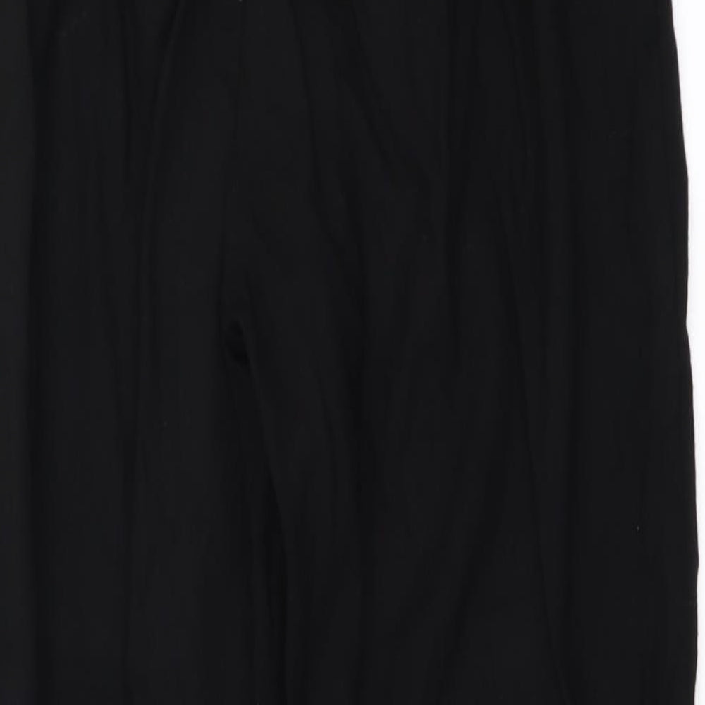 Bershka Womens Black   Trousers  Size S L23 in