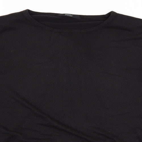 Marks and Spencer Womens Black   Pullover Jumper Size 14