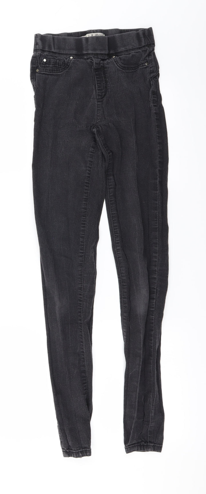 denim co Womens Black Straight Jeans Size 6 L27 in