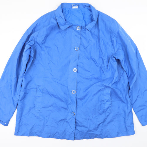 Anne De Lancay  Womens Blue   Jacket  Size 22